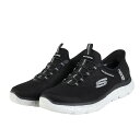 スケッチャーズ(SKECHERS)(メンズ)カジュアルシューズ スリップインズ サミッツ コルボス ワイド 232962W-BKGY ブラック