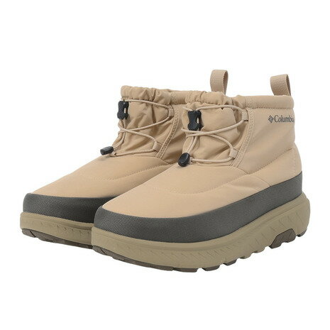 コロンビア（Columbia）（メンズ、レディース）ブーツ イエローテイル ショーティー ウォータープルーフ オムニヒート ベージュ YU2743 271 ショート 雨 雪