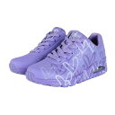 スケッチャーズ(SKECHERS)(レディース)カジュアルシューズ ウノ スプレッド ザ ラブ 155507-PUR