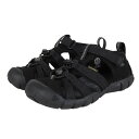 キーン(KEEN)(キッズ)カジュアルシューズ シーキャンプ ツー シーエヌエックス サンダル ブラック グレー 1027412 スニーカー 防滑性 抗菌防臭 レジャー
