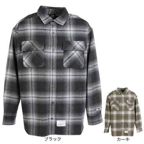 【ポイント最大10倍キャンペーン・要エントリー 3/4 20:00 - 3/11 1:59】オークリー（OAKLEY）（メンズ）ESSEN ネルシャツ FOA408413