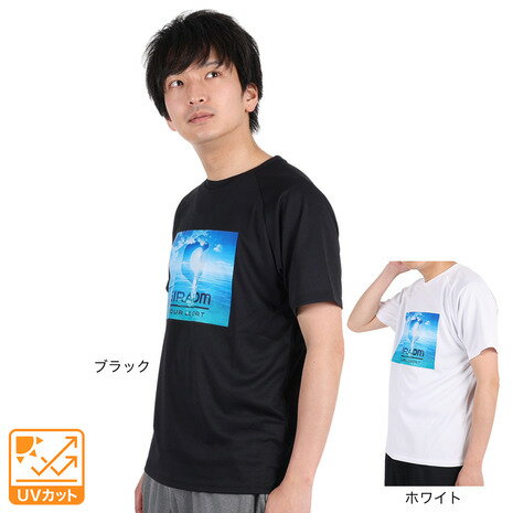 ジローム（GIRAUDM）（メンズ）半袖Tシャツ メンズ ドライプラスmesh プリント CT3S0015-TR863-GRES