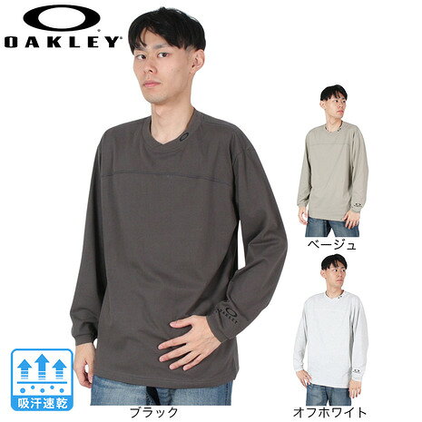 【ポイント最大10倍キャンペーン・要エントリー 3/4 20:00 - 3/11 1:59】オークリー（OAKLEY）（メンズ）ESSEN 長袖Tシャツ CURVE FOA407332