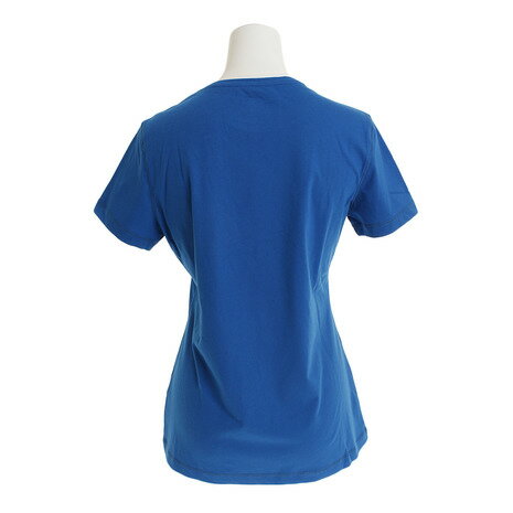 【2点5％OFFクーポン 9/11迄】オドロ（ODLO） Tシャツ レディース 半袖 クルーネック KUMANO 550091mykonos blue - placed pr オンライン価格 （レディース）