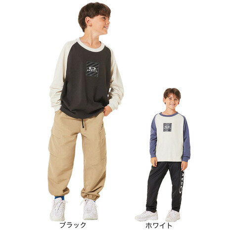 オークリー（OAKLEY）（キッズ）ジュニア TC ラグラン 長袖Tシャツ FOA408329