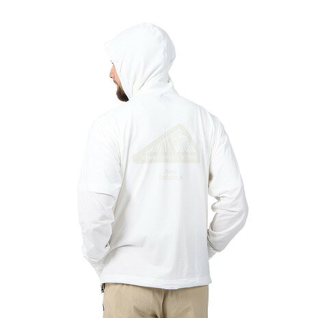 Long-Sleeved - ニューバランス（new balance）（メンズ）パーカー 長袖 フルジップ MT1996 AMJ35007MW1 ホワイト 速乾 UVカット 紫外線対策 ラッシュガード
