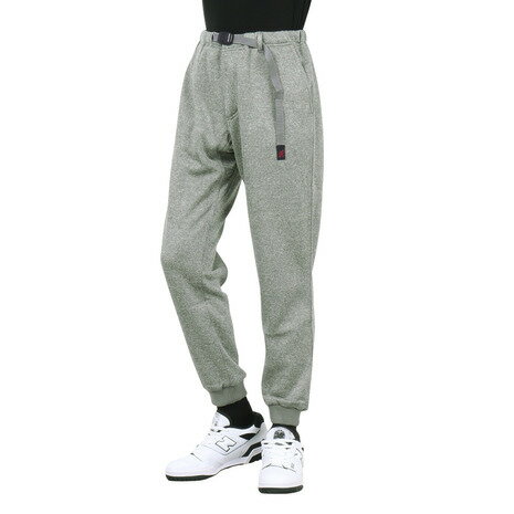 グラミチ(Gramicci)(メンズ)ボンディングニットフリースナローリブパンツ G2FU-P018 HEATHER GREY