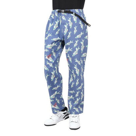 【10％OFFクーポン 11/28 - 12/4迄】ゴースローキャラバン（GOSLOWCARAVAN）（メンズ、レディース）キャンバス総柄プリントハイクパンツ 340214