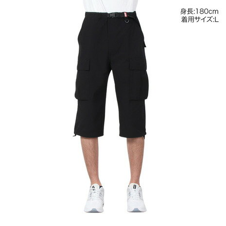 コールマン（Coleman）（メンズ）6分丈パンツ ストレッチ クライミングパンツ X4433A BLK ブラック ハーフパンツ