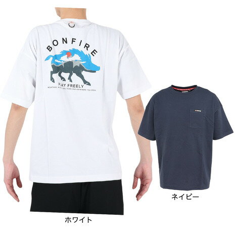 ボンファイア（Bonfire）（メンズ）BORE 半袖Tシャツ 50BNF3SCD2268