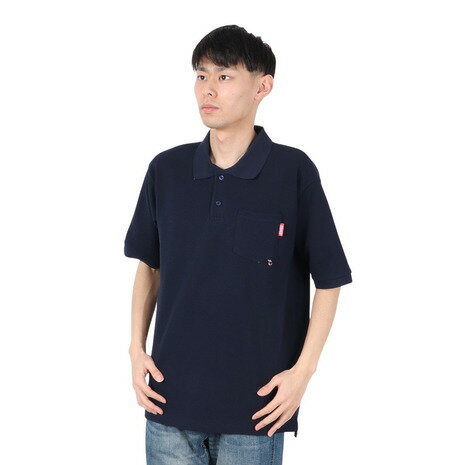 【全商品対象ポイント10倍キャンペーン・要エントリー 3/1(日)限定】コールマン（Coleman）（メンズ）鹿の子 半袖ポロシャツ X6530A NVY