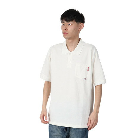 コールマン（Coleman）（メンズ）鹿の子 半袖ポロシャツ X6530A WHT