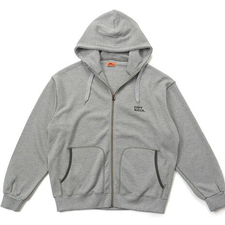 【全商品対象ポイント10倍キャンペーン・要エントリー 3/1(日)限定】クリフメイヤー（KRIFF MAYER）（メンズ）ハニカムワッフルジップパーカー 2517819:15:GRAY