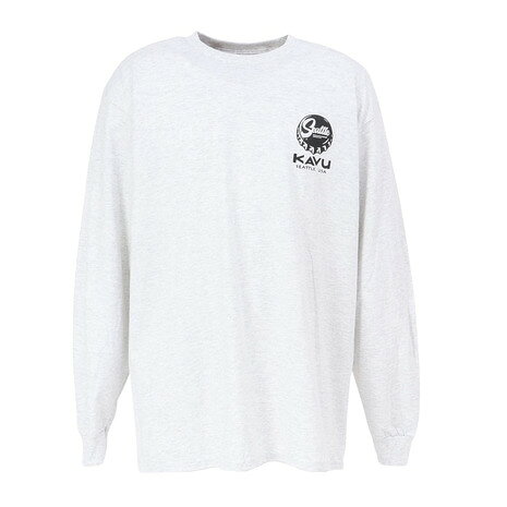 カブー（KAVU）（メンズ）ロングスリーブクラウンフロッグ Tシャツ 19822330アッシュ