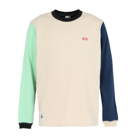 チャムス（CHUMS）（メンズ）ブービーロゴ ブラッシュド 長袖Tシャツ CH01-2668-C110