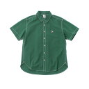 チャムス（CHUMS）（メンズ）半袖シャツ ヤーンダイドシャンブレーショートスリーブシャツ CH02-1195-M080 グリーン