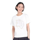 ジャックウルフスキン(JackWolfskin)(レディース)ウルフフェイス Tシャツ 5033821-5055