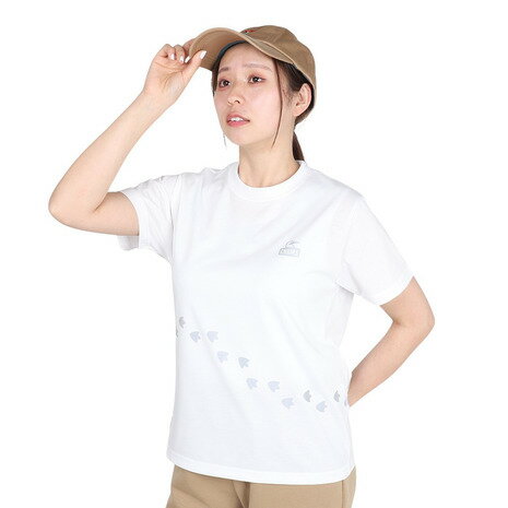 チャムス（CHUMS）（レディース）ブービー Foot ドライ 半袖Tシャツ CH11-2569-W001