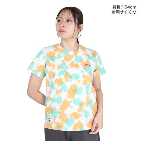 チャムス（CHUMS）（レディース）半袖Tシャツ エルブレスコラボ LB ロゴ Glow Tシ...