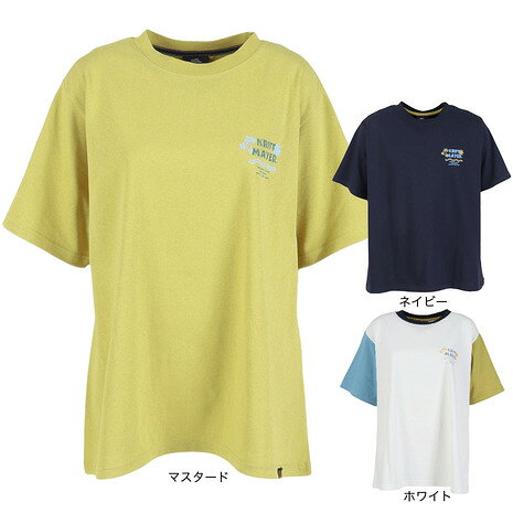 ●メーカーカラー表記:【ホワイト】マルチカラー【ネイビー】NAVY【マスタード】マスタード●素材:【本体】綿80%/ポリエステル20% 【リブ部分】綿97%/ポリウレタン3%【クリフメイヤーメーカーサイズチャート】※商品によってサイズが異なる場合が御座います。●サイズ:【Mサイズ】バスト79〜87cm 身長154〜162cm 【Lサイズ】バスト86〜94cm 身長154〜162cm【実寸サイズ】●Mサイズ詳細:【着丈】64cm 【肩幅】46cm 【身幅】53cm 【袖丈】22.5cm●Lサイズ詳細:【着丈】65.5cm 【肩幅】49cm 【身幅】56.5cm 【袖丈】25cm●中国製●WET PROTECT●汗シミ防止・防汚・吸水速乾・接触冷感加工を施した素材です。●「体型カバーはしたいけれど、だらしなく見えるのは嫌」そんな大人のワガママを叶える、計算し尽くされたAラインシルエットのTシャツです。●さらに今年のウェットプロテクト素材は、昨年よりも生地の厚みをより「しっかり」安心の着心地にブラッシュアップ!● 隠しているのにスッキリ!魔法の「黄金バランス」:丈の長いTシャツにありがちな「部屋着感」を、デザインの力で解消しました。●脱・だらしなさ!極上Aライン:裾に向かって緩やかに広がるシルエットが、お尻まわりをしっかりカバーしながら、視線を外へ逃がしてスッキリ見せます。●振り返ればラビット。こだわりの「前後ギャップ」:フロントとバックでの統一感と引き算で、こなれ感たっぷりの仕上がりに。●あえて「かすれ加工」を施したプリントが、長年着込んだようなヴィンテージな風合いを醸し出します。【商品の購入にあたっての注意事項】※弊社独自の採寸・計量方法により計測を行っておりますため、多少の誤差が生じる場合があります。※一部商品において弊社カラー表記がメーカーカラー表記と異なる場合があります。※ブラウザやお使いのモニター環境により、掲載画像と実際の商品の色味が若干異なる場合があります。※掲載の価格・製品のパッケージ・デザイン・仕様について、予告なく変更することがあります。あらかじめご了承ください。◆◆◆2026年春夏モデル 2026ssmodel クリフメイヤー KRIFF MAYER KRIFFMAYER エルブレス ヴィクトリア ビクトリア Victoria L-Breath アウトドアカジュアル カットソー半袖 Lady's Ladys レディース れでぃーす 女性 アウトドア レジャー キャンプ トップス カジュアル Tシャツ 半袖 10899924901 W2547819:56:MUSTARD マスタード 10899925101 W2547819:90:MULTI-COL ホワイト 10899925001 W2547819:79:NAVY ネイビー