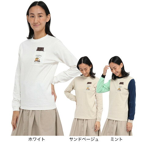 CHUMS ホットチョコレートポケットブラッシュド ロングスリーブTシャツ 7