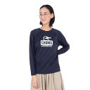 チャムス（CHUMS）（レディース）スプラッシュ ブービー フェイス 長袖Tシャツ CH11-2280-N034 ネイビー×ホワイト