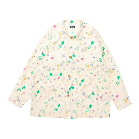 Rakuten - 【ポイント最大10倍キャンペーン・要エントリー 4/14 20:00 - 4/17 09:59】ゴースローキャラバン（GOSLOWCARAVAN）（レディース）オリジナル総柄プリント シャツジャケット 360206 IVY
