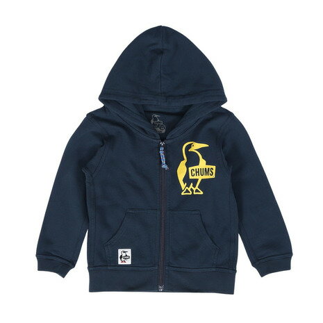 チャムス（CHUMS）（キッズ）キッズブービー ロゴジップパーカー ループパイル CH20-1079-N001