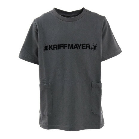 楽天Victoria L-Breath楽天市場支店クリフメイヤー（KRIFF MAYER）（キッズ）さらのびカブクワTシャツ 2147829K-17 CHARCOAL