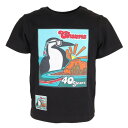 チャムス(CHUMS)(キッズ)ジュニア 半袖Tシャツ 40イヤーズTシャツ CH21-1276-K001 ブラック