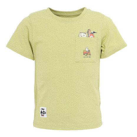チャムス（CHUMS）（キッズ）ジュニア アンチバグフードヨーカイポケットTシャツ CH21-1362-M118