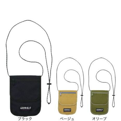 グラミチ（Gramicci）（メンズ、レディース）ショルダーバッグ コーデュラネックポーチ G4FB-107