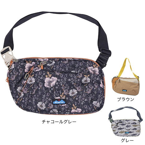 ●素材:11oz 600デニールリサイクルポリエステル100%(water resistant)●サイズ:H19.0cm×W35.5cm×D2.5cm●拡張時サイズ:H19.0cm×W35.5cm×D6.3cm●ストラップ長さ:81.2cm〜139.7cm●容量:5L●拡張用ジッパー付きセミパッド入りスリングパック●プラスチック製サイドリリースバックル付きの調節可能なウェビングショルダーストラップ●ジッパー開閉式のメインコンパートメント●フロントジップポケット2つ(1つはフリース裏地付きでスマートフォンに最適)●ウェビングのアクセントが付いたバックジップポケット1つ●内側にジップポケット1つとメッシュのスタッシュポケット2つ●ロープループのジッププル●KAVU カブー ロームスリング は洗練されたシルエットとセミパッド入りのデザインを採用したショルダーバッグです。●少しの荷物から、もう少し多く入れたい時まで、拡張ジッパー搭載で様々なニーズに応えます。調節可能なウェビングストラップと、内側にも外側にも多くのポケットが付いていて、様々なものを入れて持ち運ぶのに最適です。フリース裏地付きで出し入れしやすい外ポケットは、スマートフォンやサングラスの収納に最適です。【商品の購入にあたっての注意事項】※総柄の商品については、生地の裁断箇所により、商品一点ごとにパターン(柄)が異なる場合がございます。そのため、掲載画像とはパターンの位置や内容が異なるものがありますが、商品自体の仕様の相違には該当いたしません。※一部商品において弊社カラー表記がメーカーカラー表記と異なる場合があります。※ブラウザやお使いのモニター環境により、掲載画像と実際の商品の色味が若干異なる場合があります。※掲載の価格・製品のパッケージ・デザイン・仕様について、予告なく変更することがあります。あらかじめご了承ください。◆◆◆カブー KAVU エルブレス ヴィクトリア ビクトリア Victoria L-Breath BAG バッグ カバン かばん 鞄 アウトドアカジュアル アクセサリー カジュアルバッグ ボディバッグ ショルダーバッグ 総柄 花柄 ネイビー Men's Mens メンズ めんず 男性 アウトドア レジャー キャンプ トレッキング 登山 ハイキング フェス 普段使い タウンユース 旅行 トラベル 10903595201 *19811652149000 チャコールグレー 10903595001 *19811652079000 ブラウン 10903595101 *19811652127000 グレー