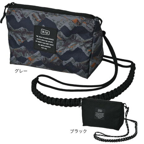 キウ（Kiu）（メンズ）パラコード サコッシュポーチ K362