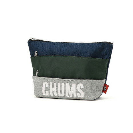 チャムス（CHUMS）（メンズ、レディース）トリコロール 3ポケットポーチ スウェットナイロン CH60-3879..