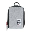【10%OFFクーポン 9/11まで】チャムス(CHUMS)(メンズ、レディース)ベロウカードケース スウェット CH60-3463-G005 グレー