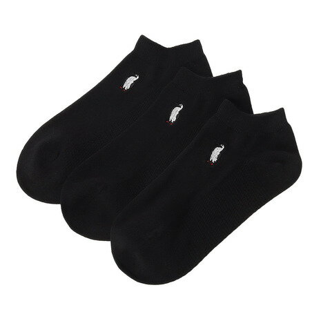 チャムス（CHUMS）（メンズ、レディース）3足組 デイリーブービーアンクルソックス CH06-1143-K001