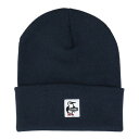 チャムス(CHUMS)(メンズ、レディース)ニット帽 ニットキャップ ビーニー CH05-1399-N001 ネイビー オールシーズン ブービーロゴ ユニセック...