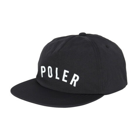 樂天商城 - 【ポイント最大10倍キャンペーン・要エントリー 5/1 0:00 - 5/1 23:59】ポーラー（POLER）（メンズ）帽子 STATE ナイロン キャップ 261MCV0074-BLK
