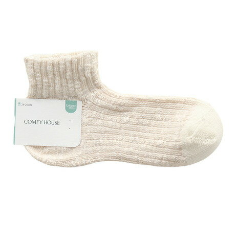【ポイント最大10倍キャンペーン・要エントリー 3/4 20:00 - 3/11 1:59】コンフィハウス（Comfy House）（メンズ、レディース）ビッグスラブ アンクルソックス CHL181AN1-101