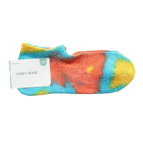 【ポイント最大10倍キャンペーン・要エントリー 3/4 20:00 - 3/11 1:59】コンフィハウス（Comfy House）（メンズ、レディース）タイダイ スニーカーソックス CHL91SN1-231