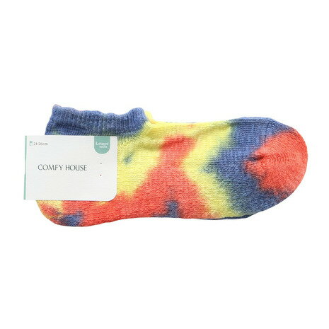 【ポイント最大10倍キャンペーン・要エントリー 3/4 20:00 - 3/11 1:59】コンフィハウス（Comfy House）（メンズ、レディース）タイダイ スニーカーソックス CHL91SN1-402