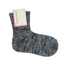 コンフィーハウス(Comfy House)(レディース)カラースラブ・ロウクルー ソックス CHM240LC1-705