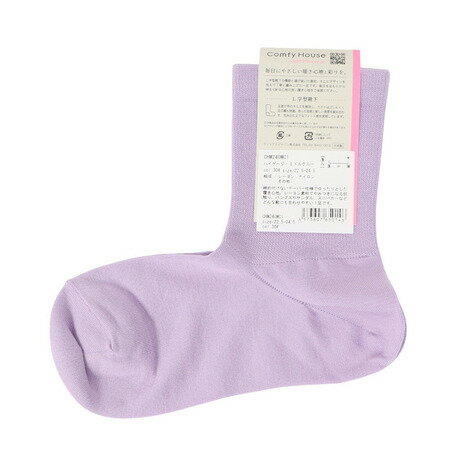 【全商品対象！エントリーでポイント10倍 2/1(日)限定】コンフィーハウス（Comfy House）（レディース）ハイゲージ・ミドルクルー ソックス CHM240MC1-304 2