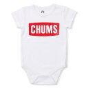 チャムス(CHUMS)(キッズ)ベビー ロゴ ロンパース CH27-1025-Z050