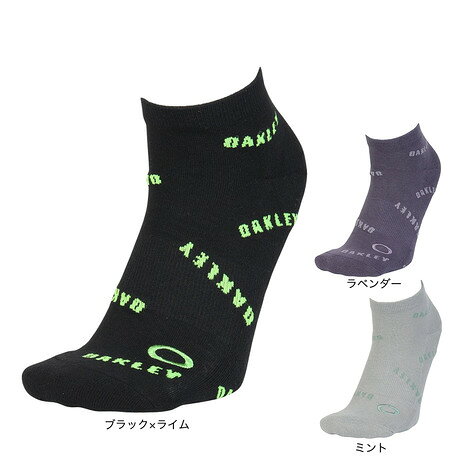 オークリー（OAKLEY）（メンズ） 靴下 NO SHOW アンクルソックス 1足組 26-28cm FOS901796 ソックス 消臭