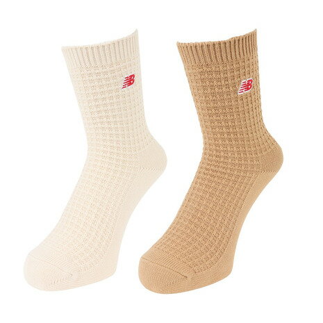 ニューバランス（new balance）（メンズ）ワッフルニット アンクル 2足組 ソックス LAS42132AS2(4)