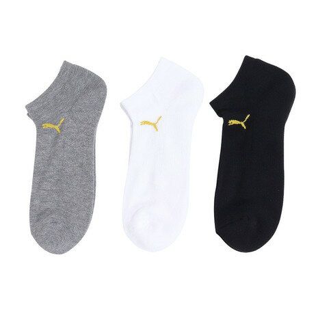 【全商品対象ポイント10倍キャンペーン・要エントリー 3/1(日)限定】プーマ（PUMA）（メンズ）スニーカーソックス 3足組 25～27cm 2823088-03-257