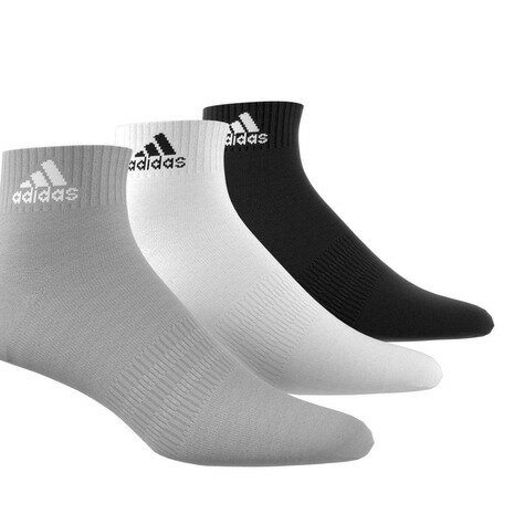 アディダス（adidas）（メンズ）クッション スポーツウェア アンクルソックス3足組...
