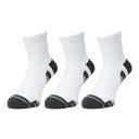 アンダーアーマー(UNDER ARMOUR)(メンズ)パフォーマンステック クオーター ソックス 3足組 1379510 25-27cm 27-29cm
